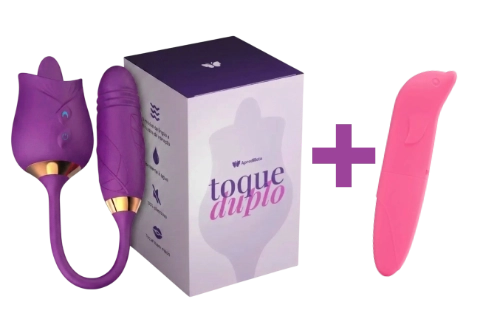 Toque Duplo com vibrador de brinde